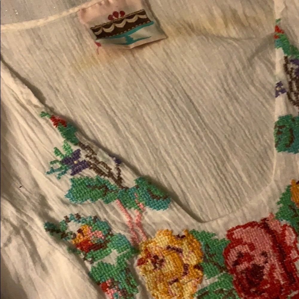 Cross stitch top - Picture 4 of 5